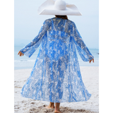 Floor | 3-Piece Floral Bikini Set with Complimentary Cover-Up