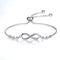 Chic Rose Gold Infinity Adjustable Bracelet - Velvet Haven