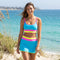 Ava | 3-Piece Swimsuit Set with Skirt - Velvet Haven