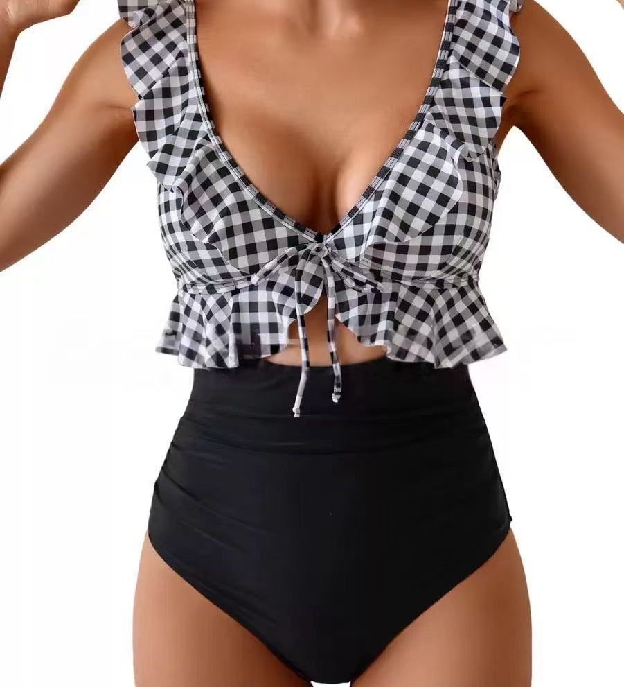 Charlotte | Flirtatious V-Neck Swimsuit