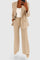 Palynette | Elegant Two-Piece Suit Set - Velvet Haven