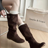 Isabella | Stylish Knee-High Suede Boots