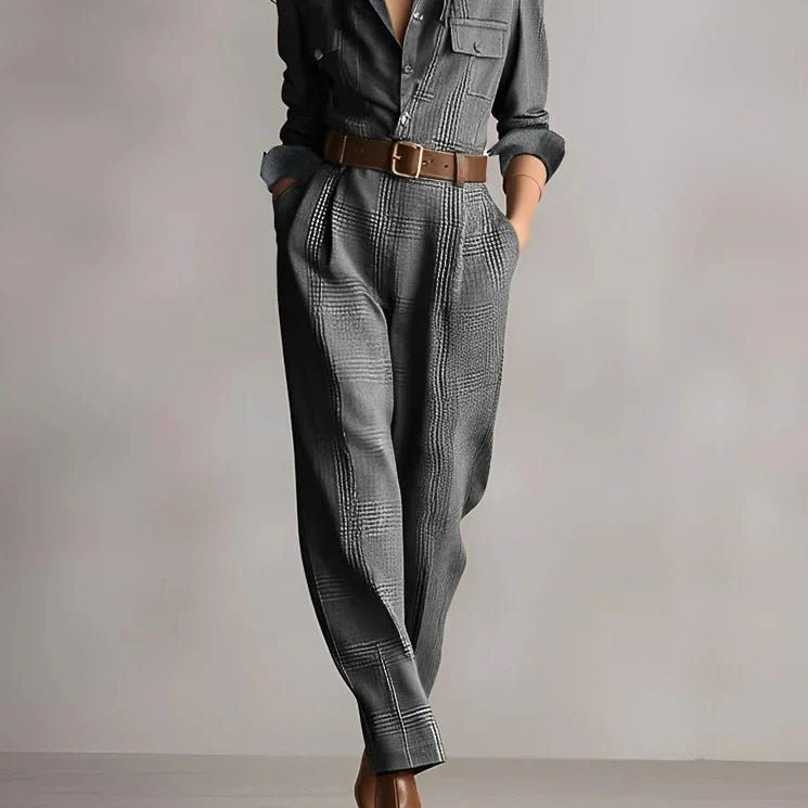 Zoë | Refined Utility Jumpsuit - Velvet Haven