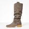 BelleVie | Elegant Suede Boots - Velvet Haven