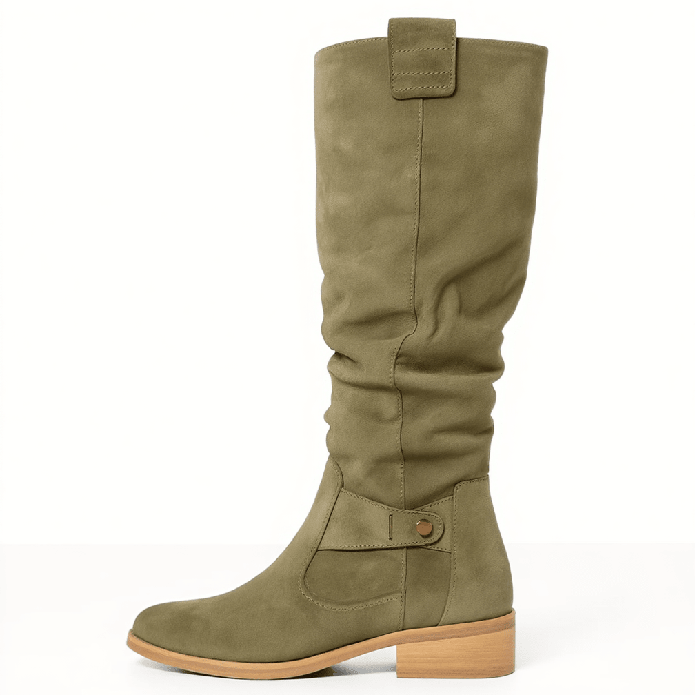 BelleVie | Elegant Suede Boots - Velvet Haven