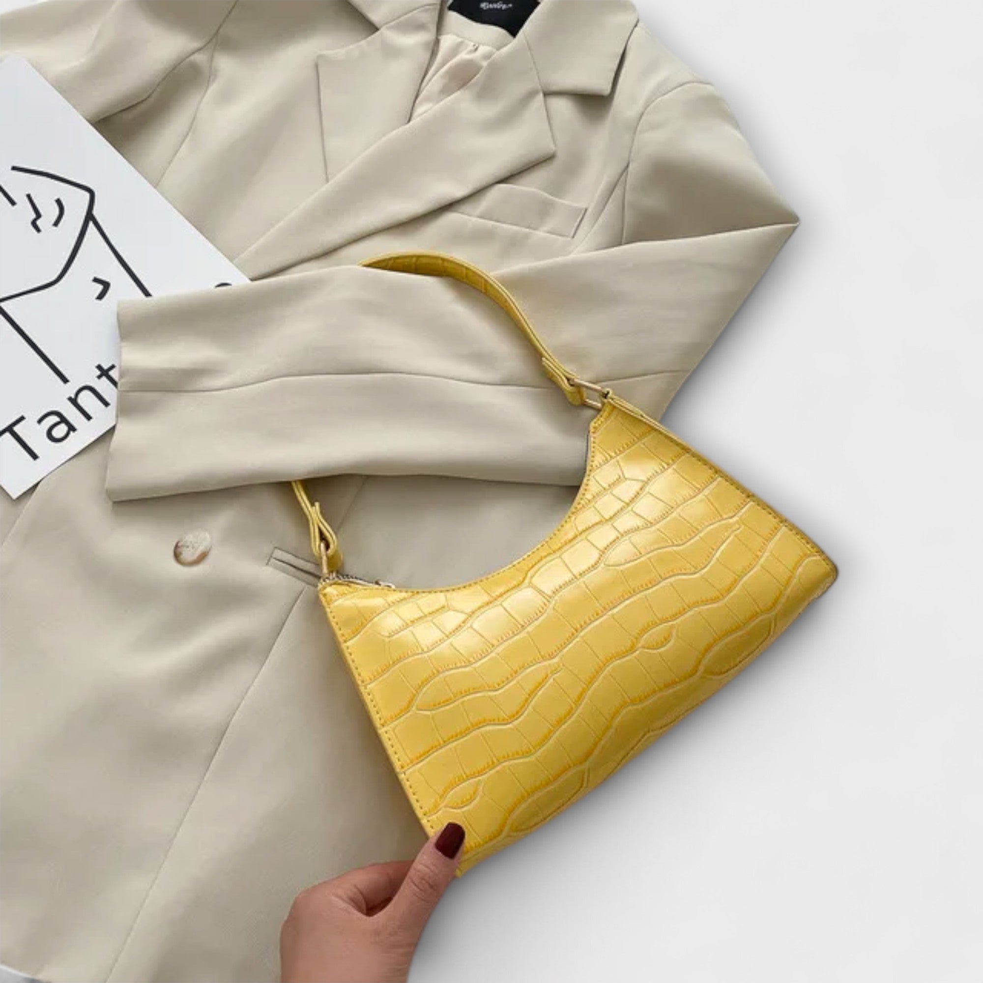 Iris | Shiny Leather Bag
