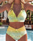 Hester | Ring-Detail Ombré Halterneck Bikini Set - Velvet Haven