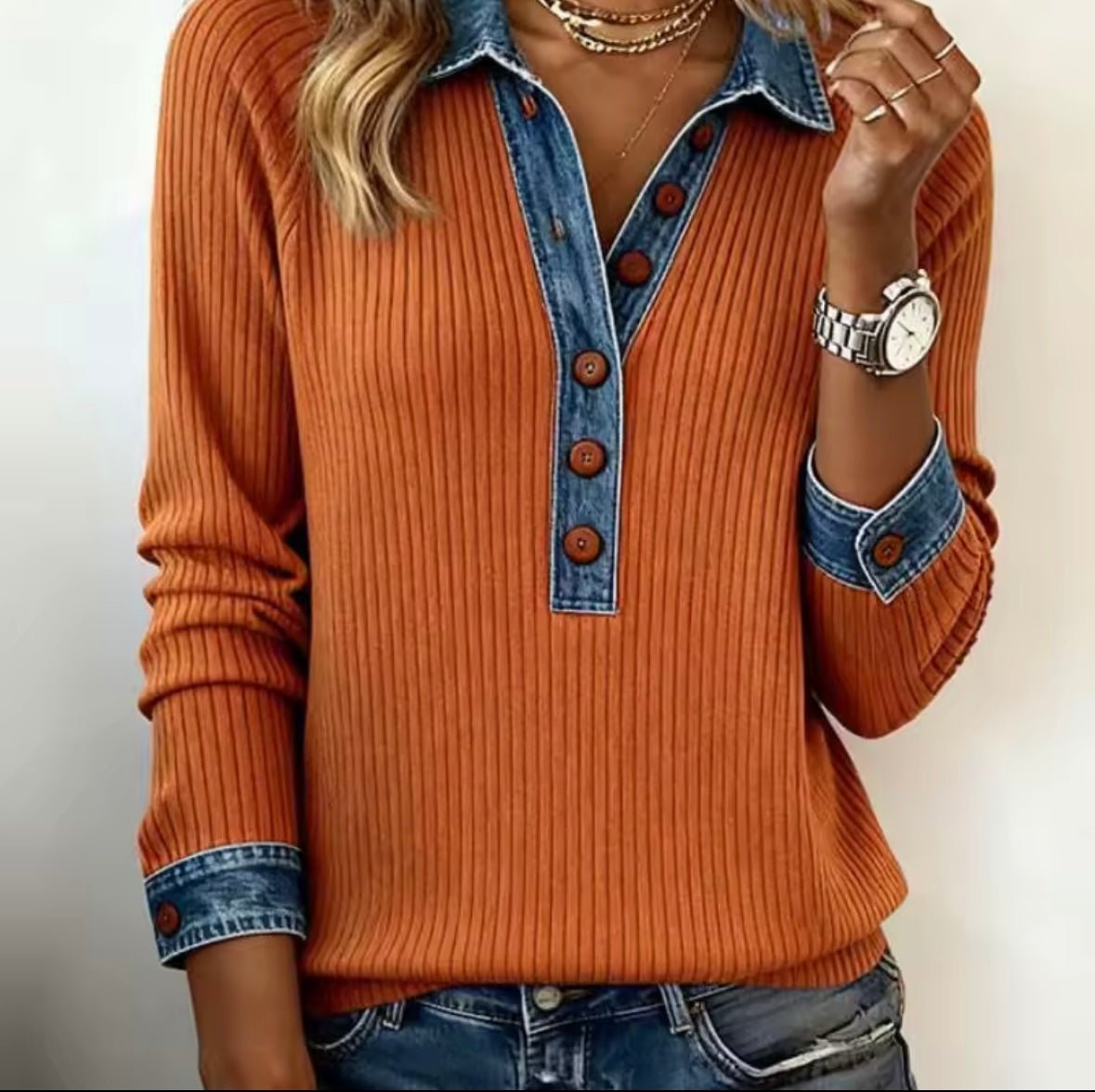 Amélie | Ribbed Knit Top - Velvet Haven