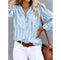 Havisa | Striped Casual Blouse - Velvet Haven