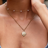Monique Vintage Stone Necklace