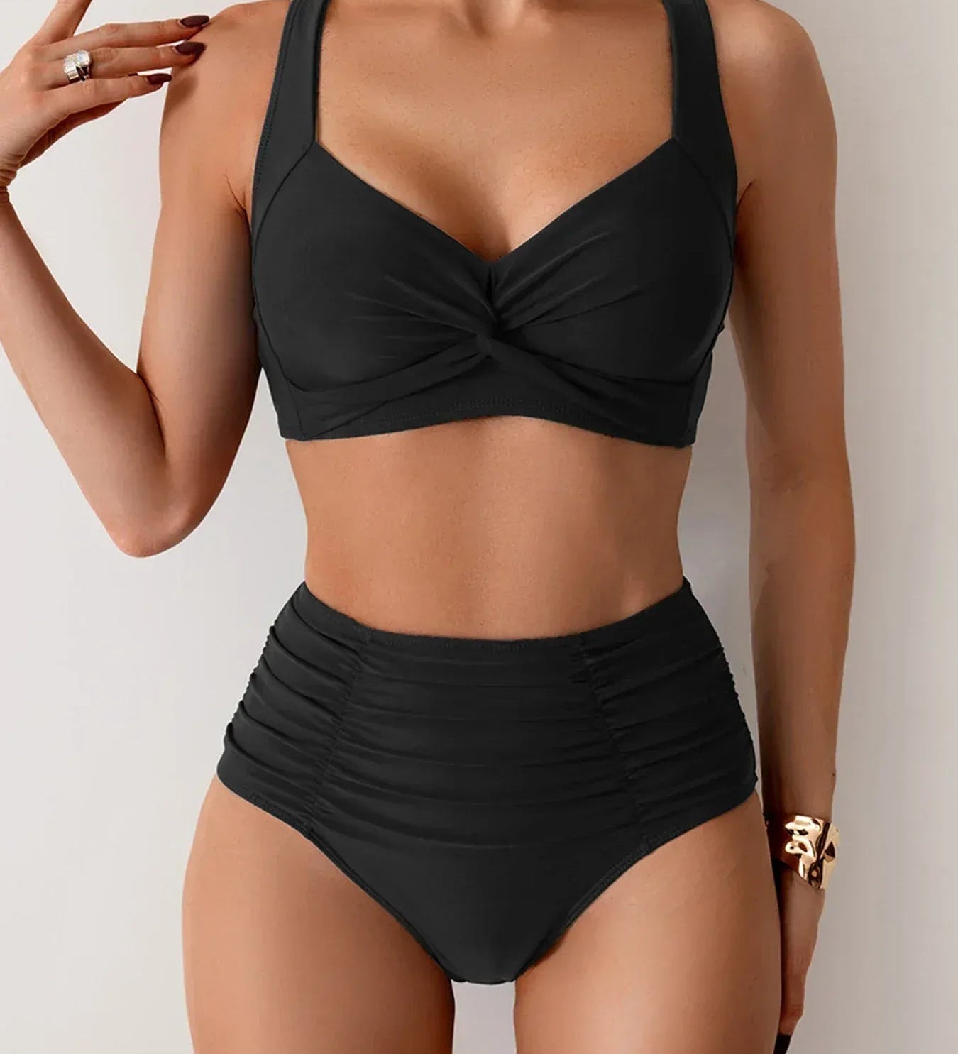 Esther | Sculpting High-Waisted Bikini Set