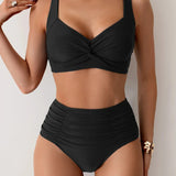 Esther | Sculpting High-Waisted Bikini Set