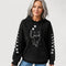 Nelly | Cat Print Hoodie - Velvet Haven