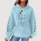 Nelly | Cat Print Hoodie - Velvet Haven