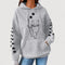 Nelly | Cat Print Hoodie - Velvet Haven
