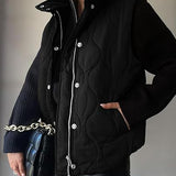Darcy | Chic Lightweight Button-Up Puffer Vest