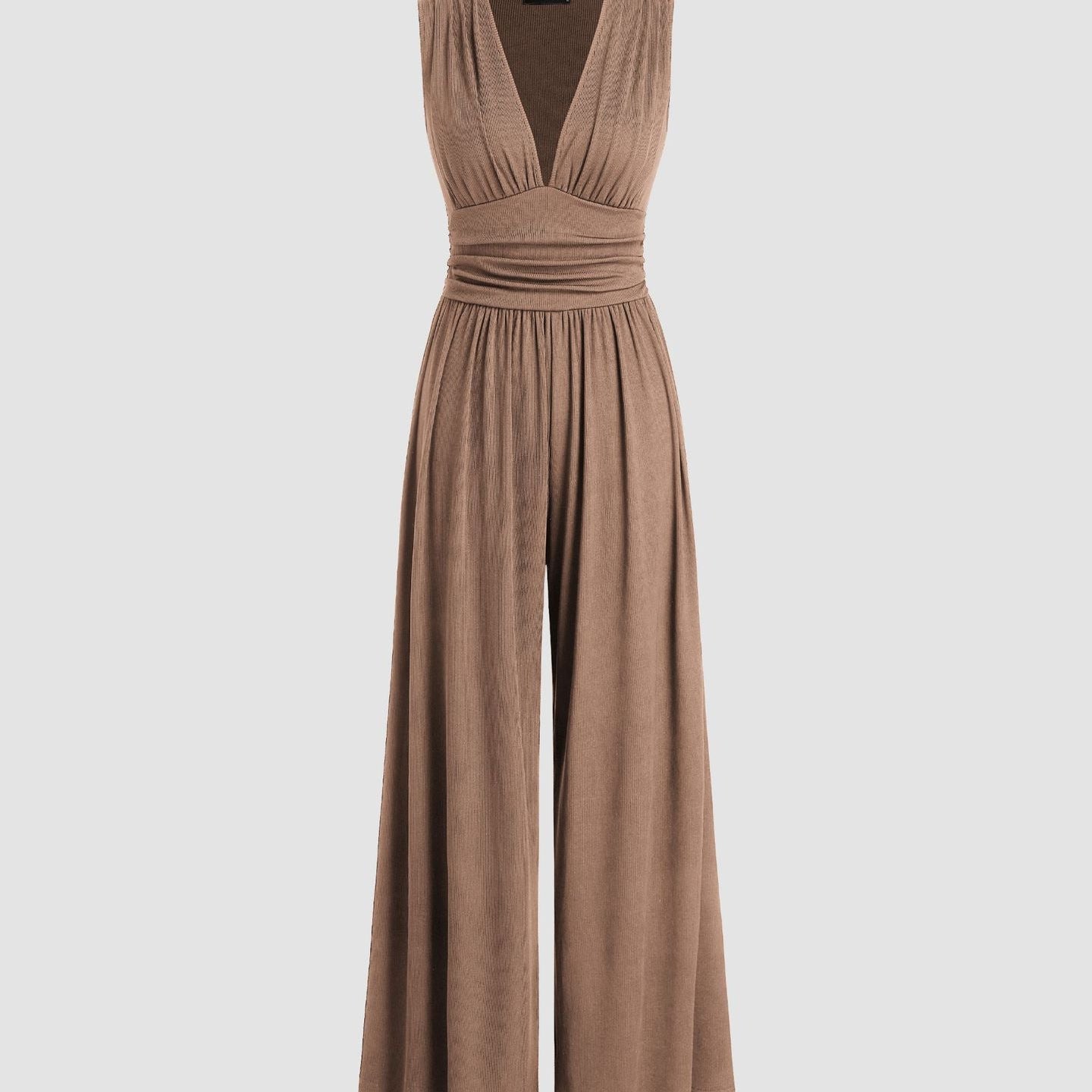 Lucy | Chic Sleeveless Wide-Leg Jumpsuit - Velvet Haven