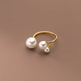 Elegant Trio Pearl Ring