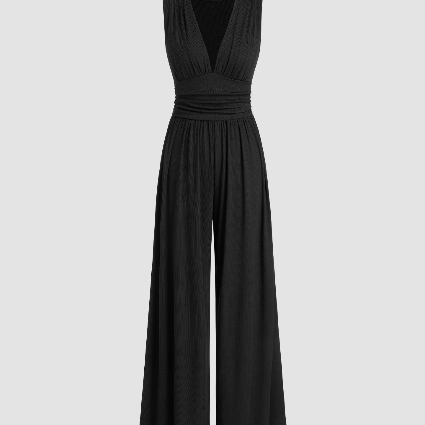 Lucy | Chic Sleeveless Wide-Leg Jumpsuit - Velvet Haven
