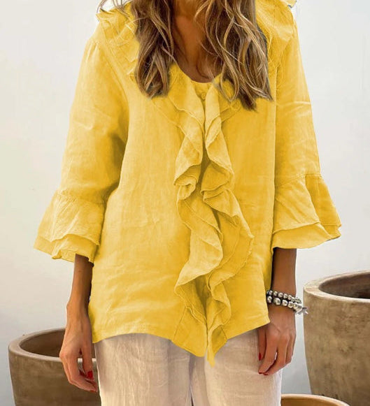 Elowis | Stylish Ruffled Blouse
