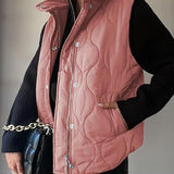 Darcy | Chic Lightweight Button-Up Puffer Vest