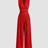 Lucy | Chic Sleeveless Wide-Leg Jumpsuit