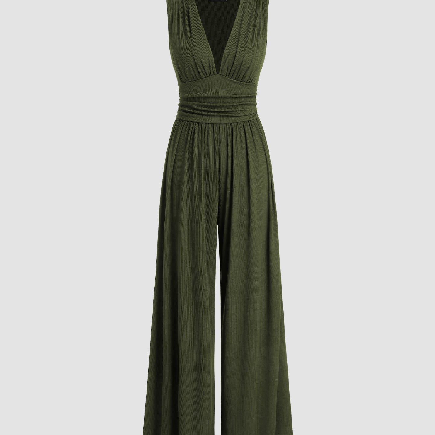 Lucy | Chic Sleeveless Wide-Leg Jumpsuit - Velvet Haven