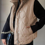 Darcy | Chic Lightweight Button-Up Puffer Vest