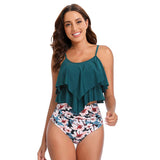 Mara | Flattering Ruched Tankini Set