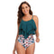 Mara | Flattering Ruched Tankini Set - Velvet Haven