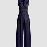 Lucy | Chic Sleeveless Wide-Leg Jumpsuit