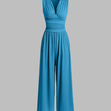Lucy | Chic Sleeveless Wide-Leg Jumpsuit
