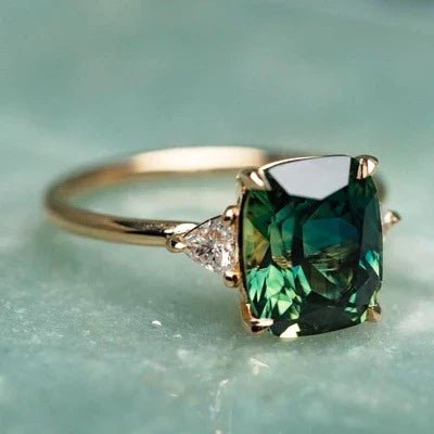 Vintage-Inspired Gemstone Gold Ring - Velvet Haven