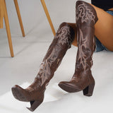 Amelia | Timeless Over-the-Knee Western Boots