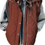 Darcy | Chic Lightweight Button-Up Puffer Vest