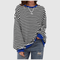 Luka | Casual Striped Sweatshirt - Velvet Haven