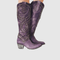 Jessica | Western Knee-High Boots - Velvet Haven