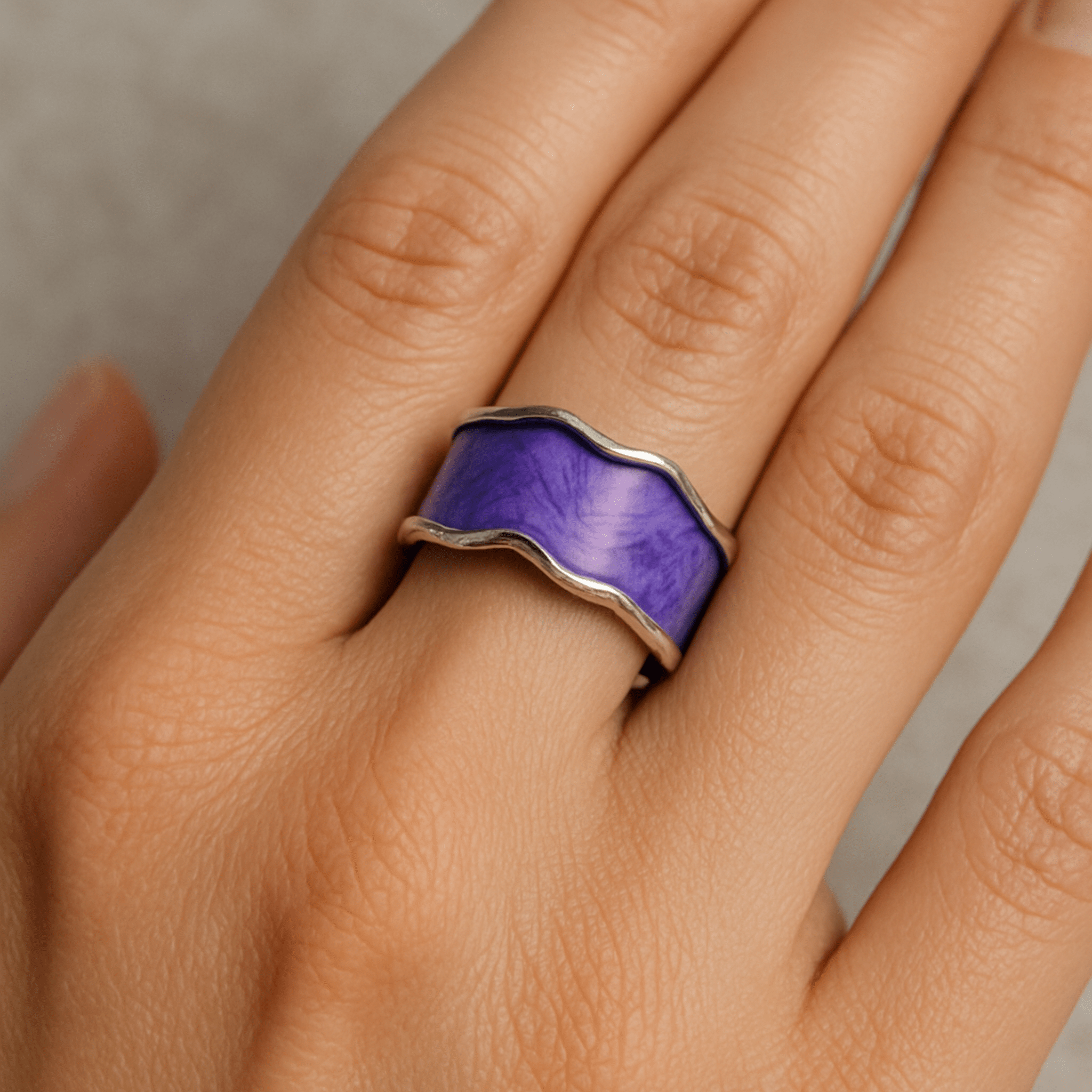 Vintage Ocean Ring - Velvet Haven