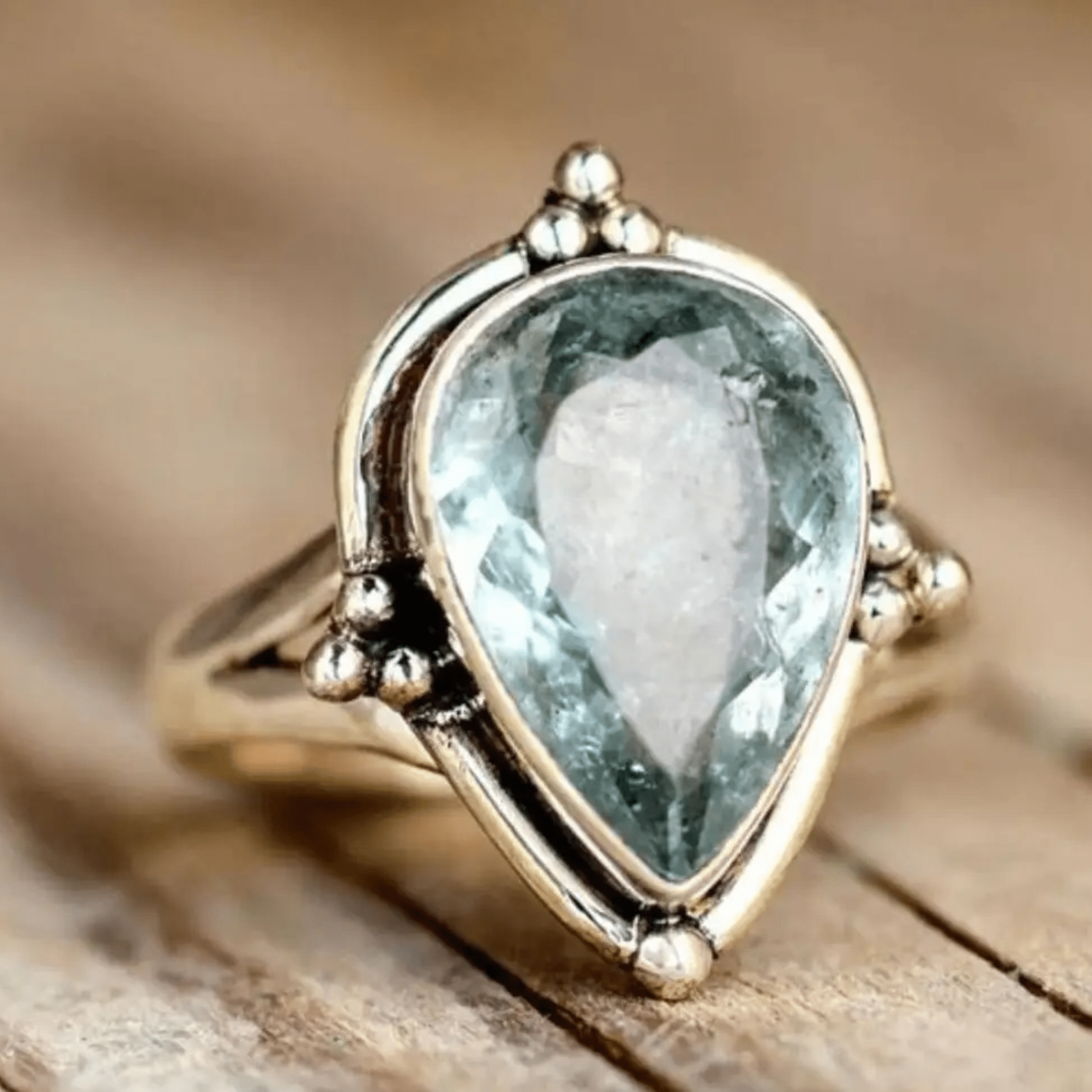 Elegant Gemstone Ring - Velvet Haven