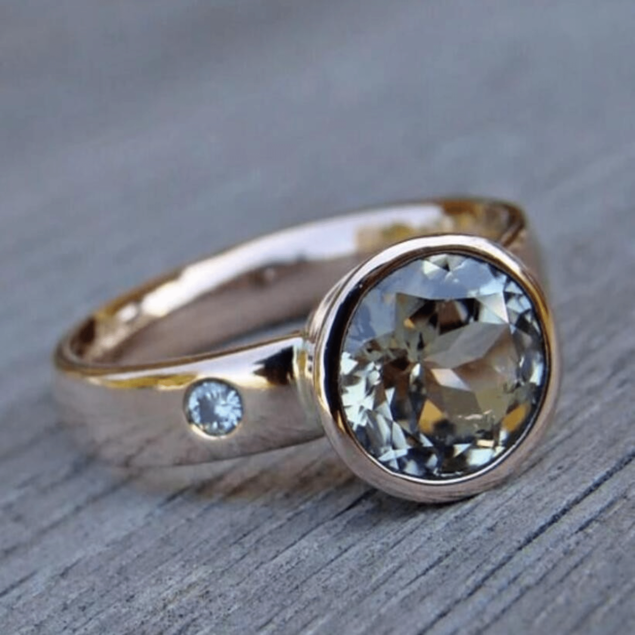 Vintage Fine Zirconia Forged Ring - Velvet Haven