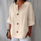 Caroline | Lightweight Linen Shirt - Velvet Haven