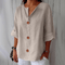Caroline | Lightweight Linen Shirt - Velvet Haven