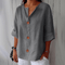 Caroline | Lightweight Linen Shirt - Velvet Haven