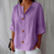 Caroline | Lightweight Linen Shirt - Velvet Haven