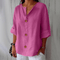 Caroline | Lightweight Linen Shirt - Velvet Haven