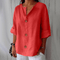 Caroline | Lightweight Linen Shirt - Velvet Haven