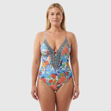 Britt | Boho Plunge Swimsuit