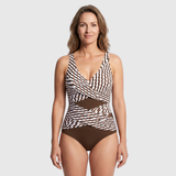 Wendy | Wrap-Front Cross-Detail Swimsuit