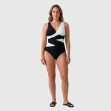 Annelies | Tummy Control Swimsuit with Wrap V-Neckline