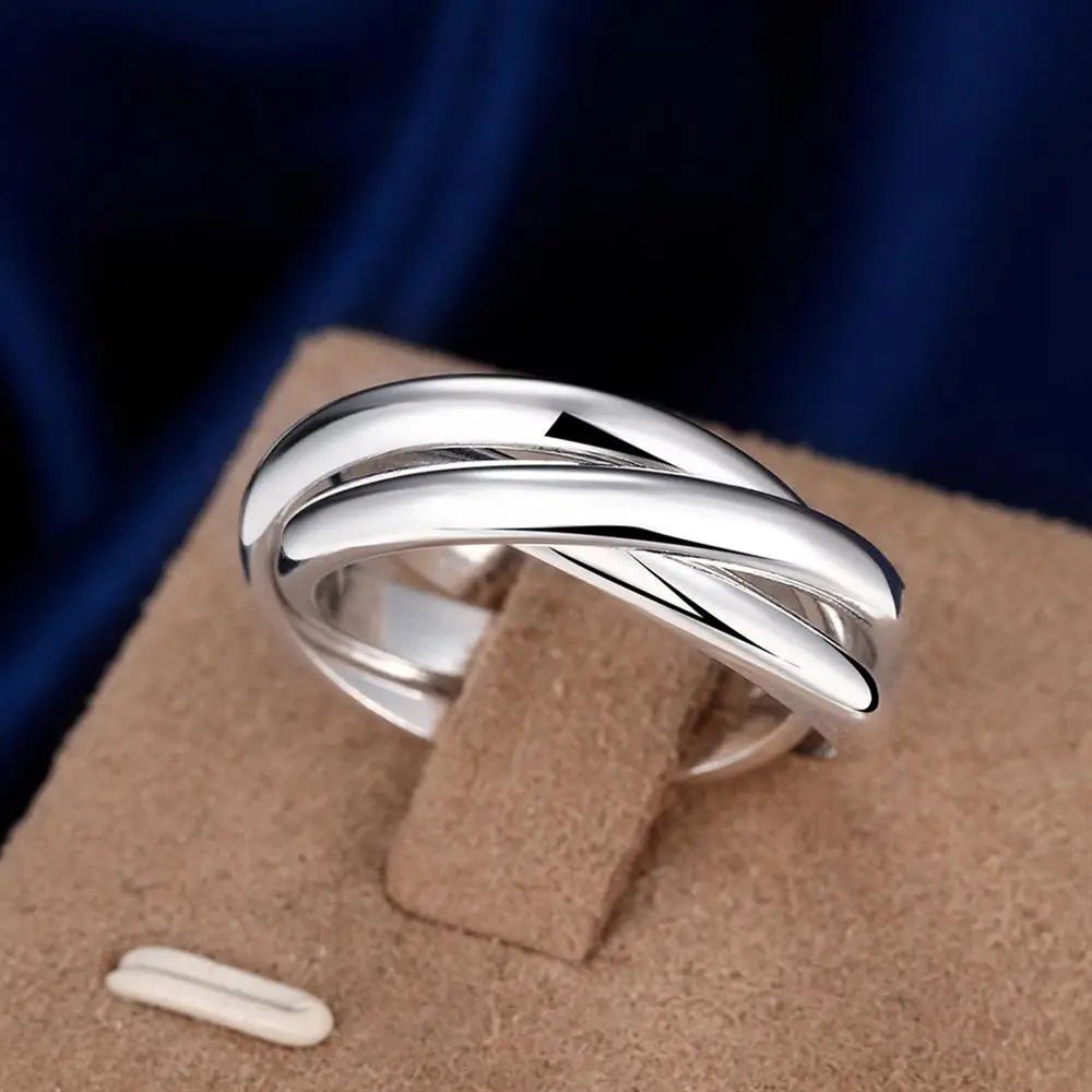 Romantic Sterling Silver Charm Ring - Velvet Haven